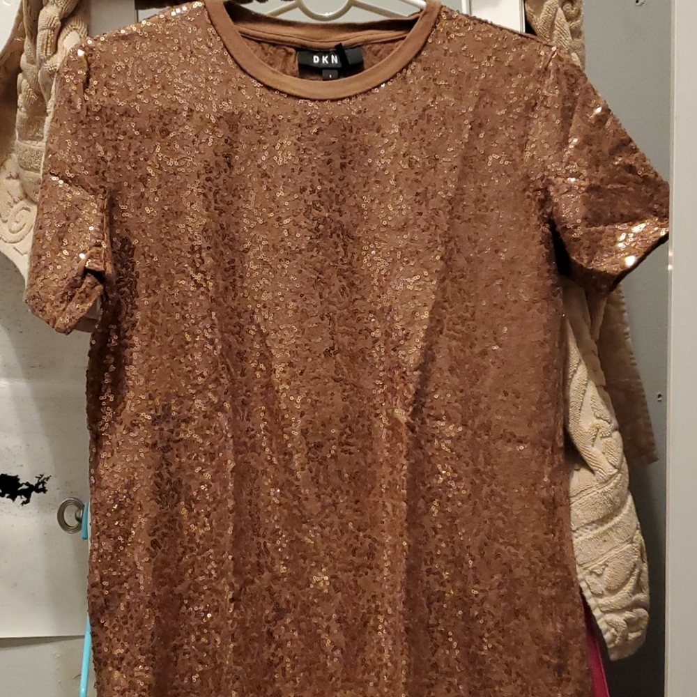 DKNY champagne shirt